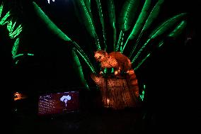 Light Exhibition At The Jardin Des Plantes - Paris