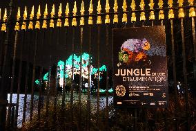 Light Exhibition At The Jardin Des Plantes - Paris