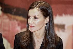 Queen Letizia Attends A FAD Youth Meeting - Madrid