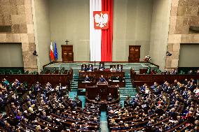 Inaugural Speech Of New Polish Prime Minister