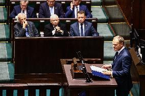 Inaugural Speech Of New Polish Prime Minister