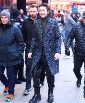 Timothée Chalamet out in New York