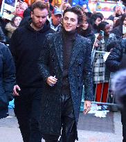 Timothée Chalamet out in New York