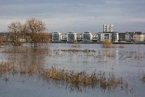 Flood Season Begins In Cologne