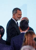 King Felipe at the Board of Trustees' Meeting of the pro-RAE Foundation