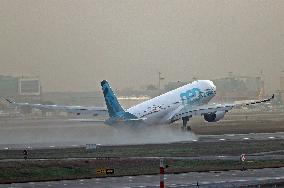 test flight of a Airbus A330-941 in Toulouse