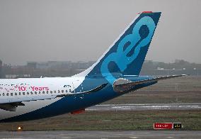 test flight of a Airbus A330-941 in Toulouse