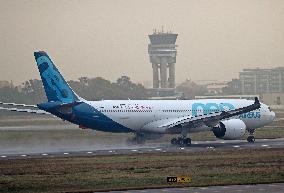 test flight of a Airbus A330-941 in Toulouse