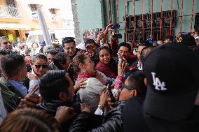 Claudia Sheinbaum Presidential Pre- Candidate Political Rally In Tlaxcala