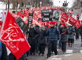 Quebec Teachers On Strike - Montreal