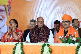 BJP MLA Bhajan Lal Sharma Elected Rajasthan Chief Minister In Jaipur