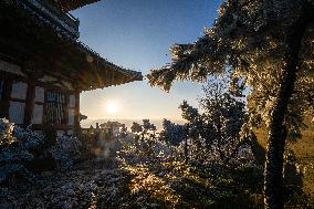 CHINA-HUBEI-SUIZHOU-SNOW SCENERY (CN)