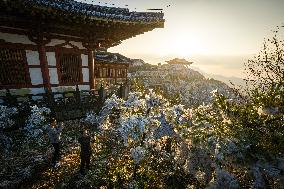 CHINA-HUBEI-SUIZHOU-SNOW SCENERY (CN)