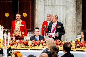 State Banquet For President Yoon - Amsterdam