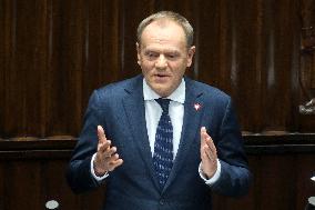 PM Donald Tusk Fleshes Out Programme - Warsaw