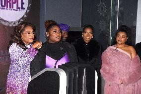 The Cast Of The Color Purple Visit the Empire State Building - NYC