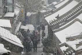 Snow in Beijing