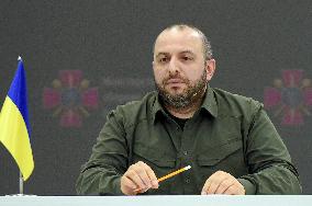 Joint press conference of Ukrainian and Latvian defence ministers