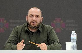 Joint press conference of Ukrainian and Latvian defence ministers