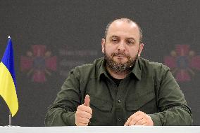 Joint press conference of Ukrainian and Latvian defence ministers