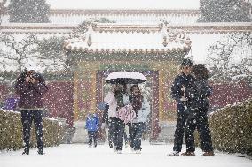 Snow in Beijing