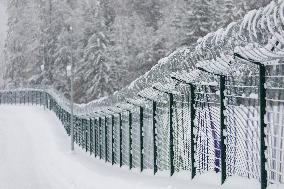 Second part of Estonian-Russian border fence completed