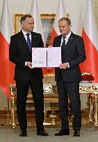Donald Tusk Appointed New PM - Warsaw