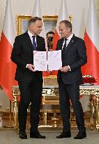 Donald Tusk Appointed New PM - Warsaw