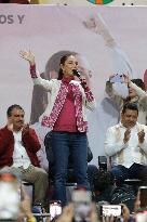 Claudia Sheinbaum Presidential Candidate Rally - Mexico