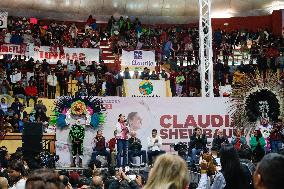 Claudia Sheinbaum Presidential Candidate Rally - Mexico