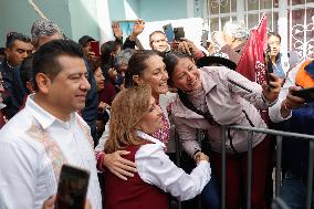 Claudia Sheinbaum Presidential Candidate Rally - Mexico