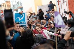 Claudia Sheinbaum Presidential Candidate Rally - Mexico