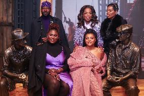 The Cast Of The Color Purple Visit the Empire State Building - NYC