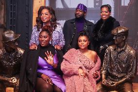 The Cast Of The Color Purple Visit the Empire State Building - NYC