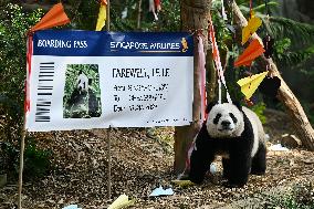 SINGAPORE-GIANT PANDA-LE LE-FAREWELL PARTY