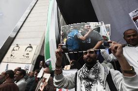 ‏Journalists Syndicate Protest In Support Of Gaza