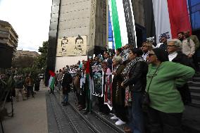 ‏Journalists Syndicate Protest In Support Of Gaza