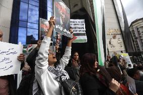 ‏Journalists Syndicate Protest In Support Of Gaza