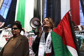 ‏Journalists Syndicate Protest In Support Of Gaza