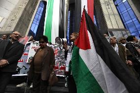 ‏Journalists Syndicate Protest In Support Of Gaza