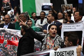 ‏Journalists Syndicate Protest In Support Of Gaza