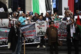 ‏Journalists Syndicate Protest In Support Of Gaza