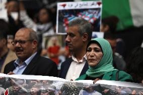 ‏Journalists Syndicate Protest In Support Of Gaza