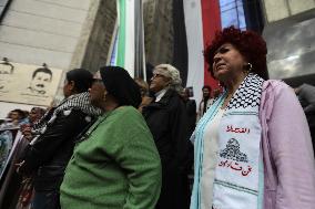 ‏Journalists Syndicate Protest In Support Of Gaza