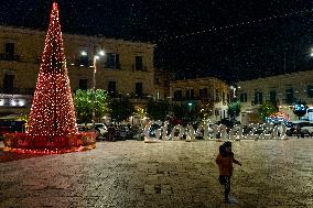 Christmas Lights In Giovinazzo