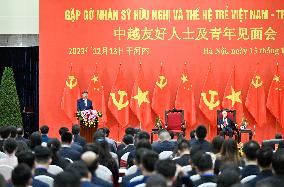 VIETNAM-HANOI-XI JINPING-REPRESENTATIVES-MEETING