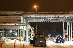 Vaalimaa border station between Finland and Russia