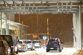 Vaalimaa border station between Finland and Russia