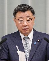 Japan's top government spokesman resigns