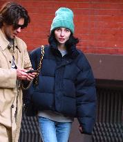 Meadow Walker Out With Husband - NYC